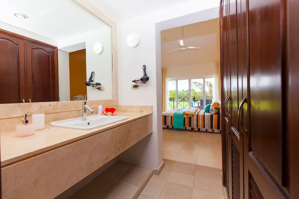 Master bedroom has an en-suite bathroom. Everything that you might need to make your stay memorable.