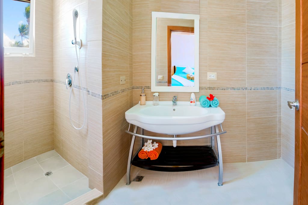 Bathroom with all necessities will make your stay comfortable.