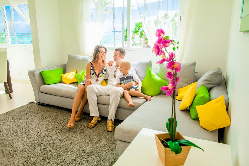 This is my family. Hospitality is our passion. We love what we do. This is why we are bringing the best standards. So you will enjoy your stay.