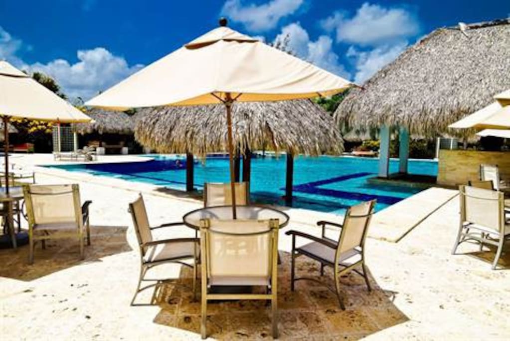 Can the vacation be better? This place has everything you are looking for. Book the 2-bedroom apartment with a big pool today!