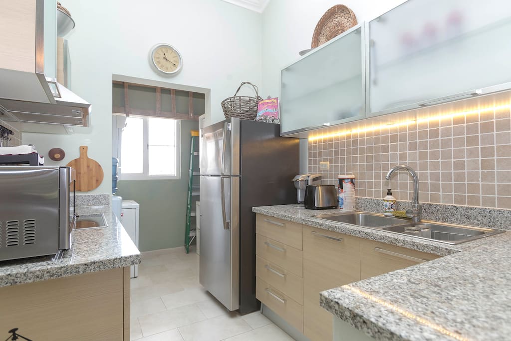 If you are a great cook, in the kitchen you will find everything for cooking a delicious dinner