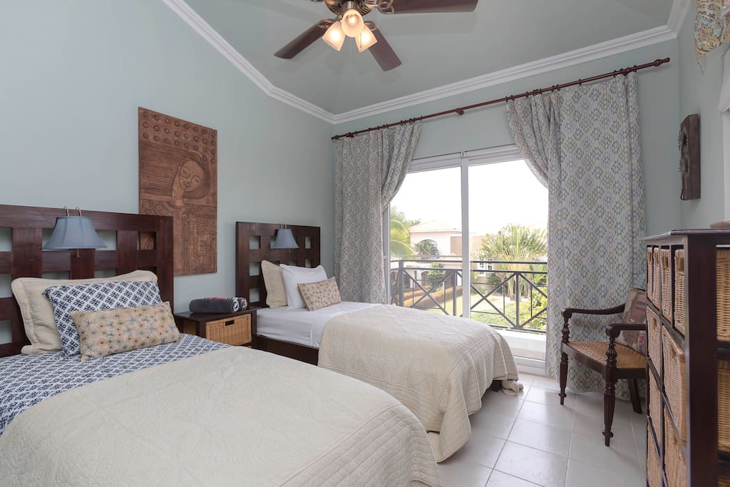 Relax to feel your perfect vacation, relax to have the best memories from your stay in Punta Cana. This second bedroom is fully-equipped with all necessary things for our guests, clean and fresh towels as well as other necessities.