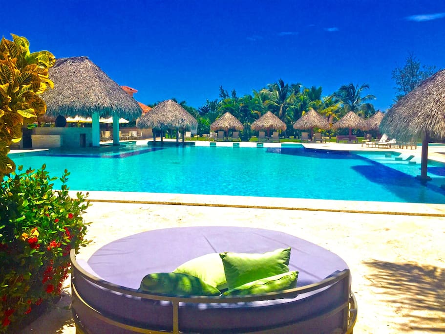 Such a beautiful swimming pool is in a few minutes walk from your apartment. So you can totally relax and have a real 5 Star vacation.