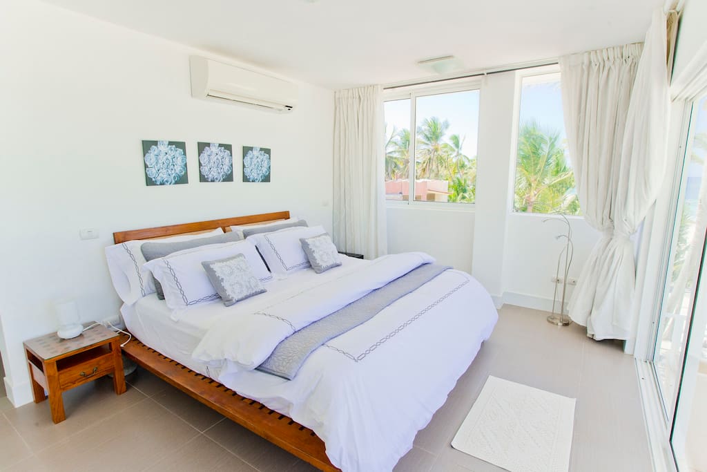 Nice bright bedrooms have everything you need for a comfortable stay.