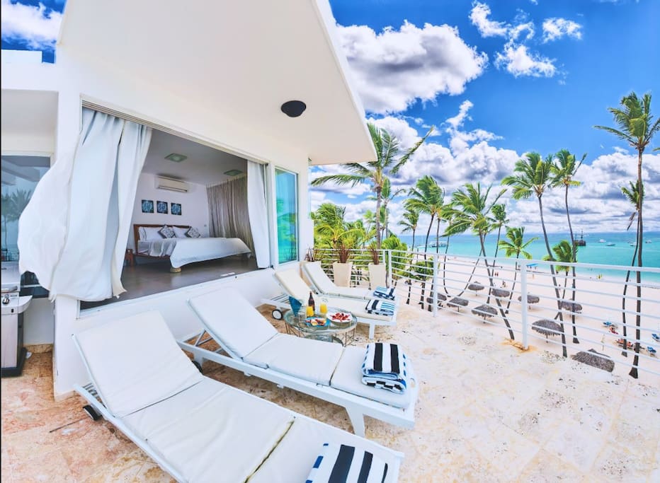 Take a look at this beauty! It's real and it's even better than in the photos. Book it now, this is the most unique and special accommodation with amazing ocean view in Punta Cana. You can have unique emotions and best vacation memories.