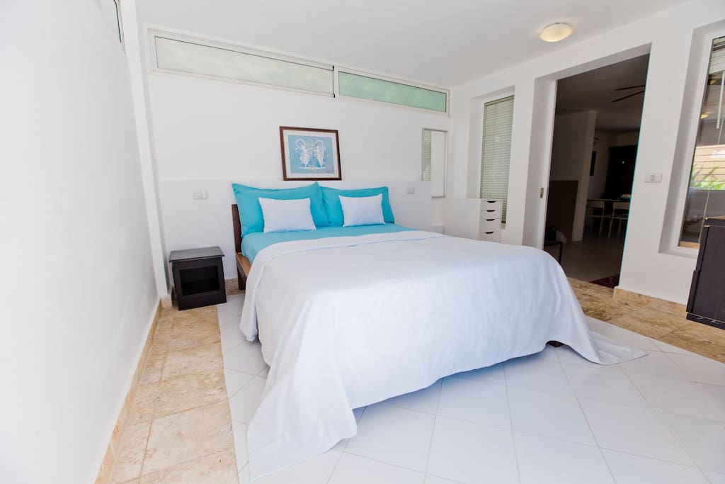 After a wonderful day on the beach, you can truly relax on a comfortable bed with always fresh linens, while cozy pillows will ensure you a healthy and good sleep.