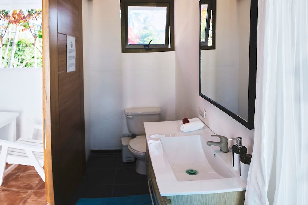 Take a relaxing hot bath after a long amazing day on the beach. We have everything you need to feel relaxed and as good as new