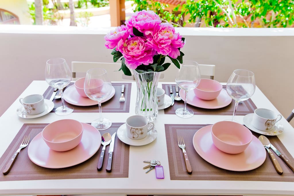 Imagine having a lovely breakfast with your beloved people on the terrace surrounded by greenery and peace.