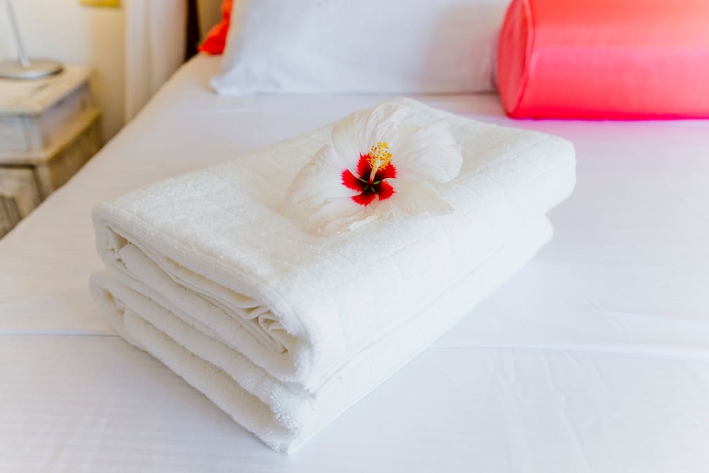 Always clean and fresh towels will always be at your disposal.