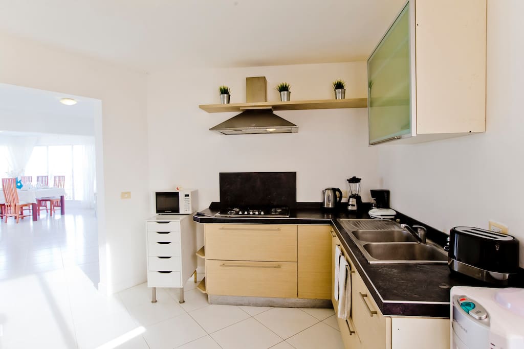 Fully equipped kitchen so you can make delicious breakfasts and lunches.