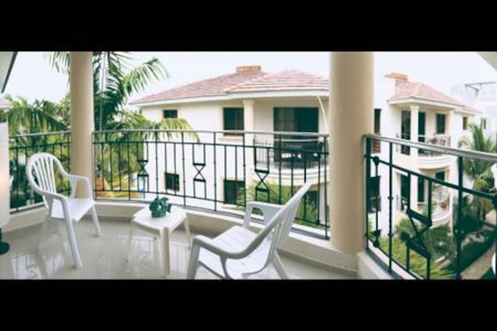 Drink your morning coffee on the balcony and enjoy the views.