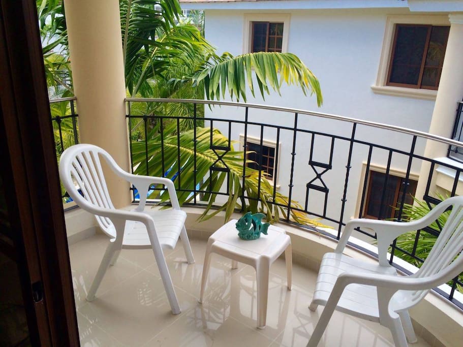 Drink your morning coffee on the balcony enjoying the views and the breeze.