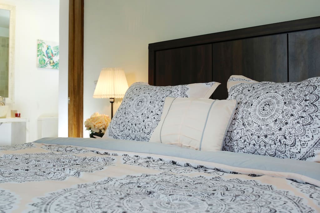 Our comfortable bedrooms will surely make you feel at home.