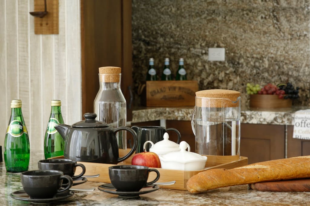 The kitchen is fully equipped and you can cook you favorite dishes.