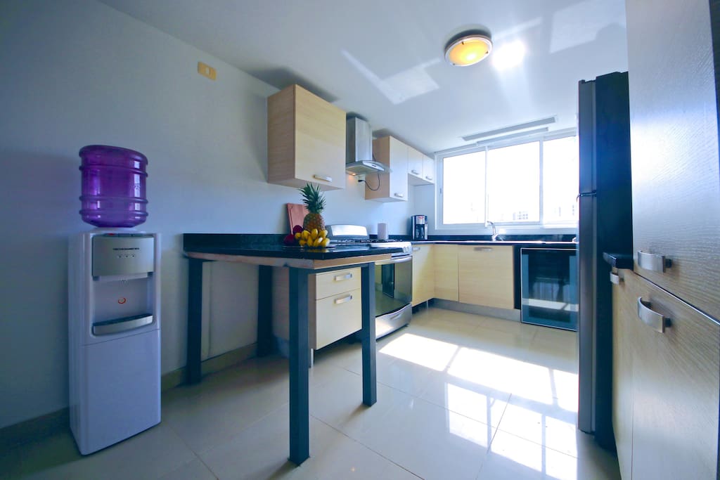 Fully equipped kitchen for your culinary delights. Use it wisely :)