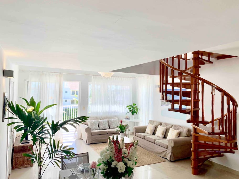 You can see that the apartment is really spacious and can accommodate a lot of people.