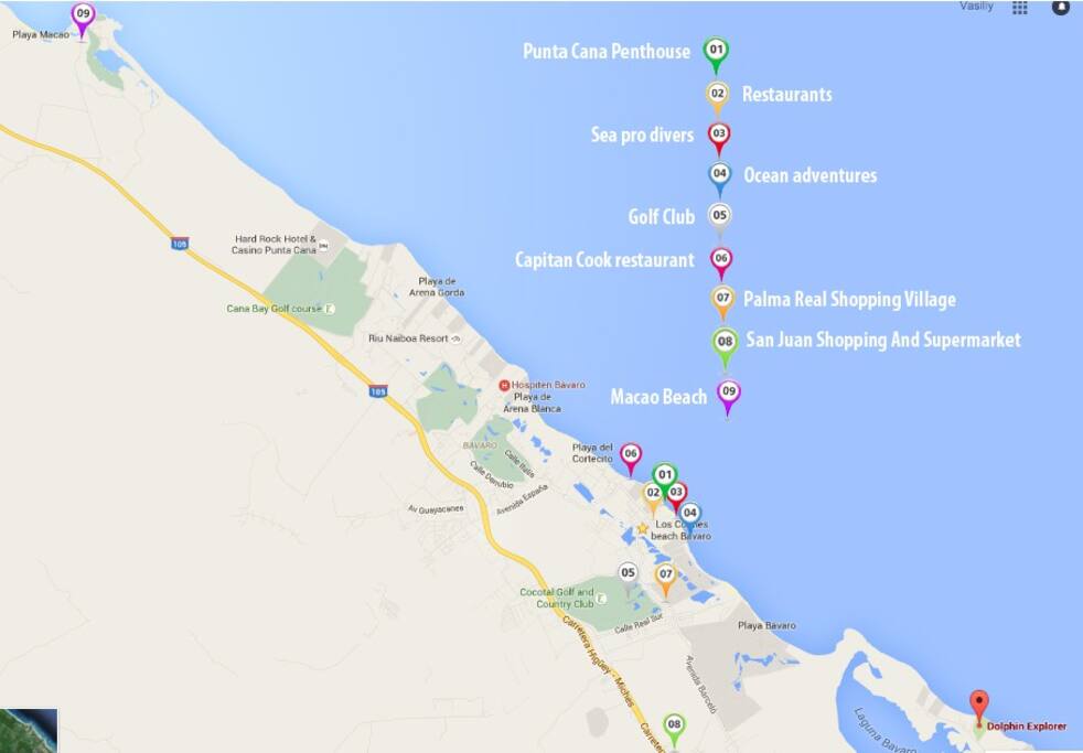 Map with attractions. You can use it as a guide. But of course we'll provide you with all information.