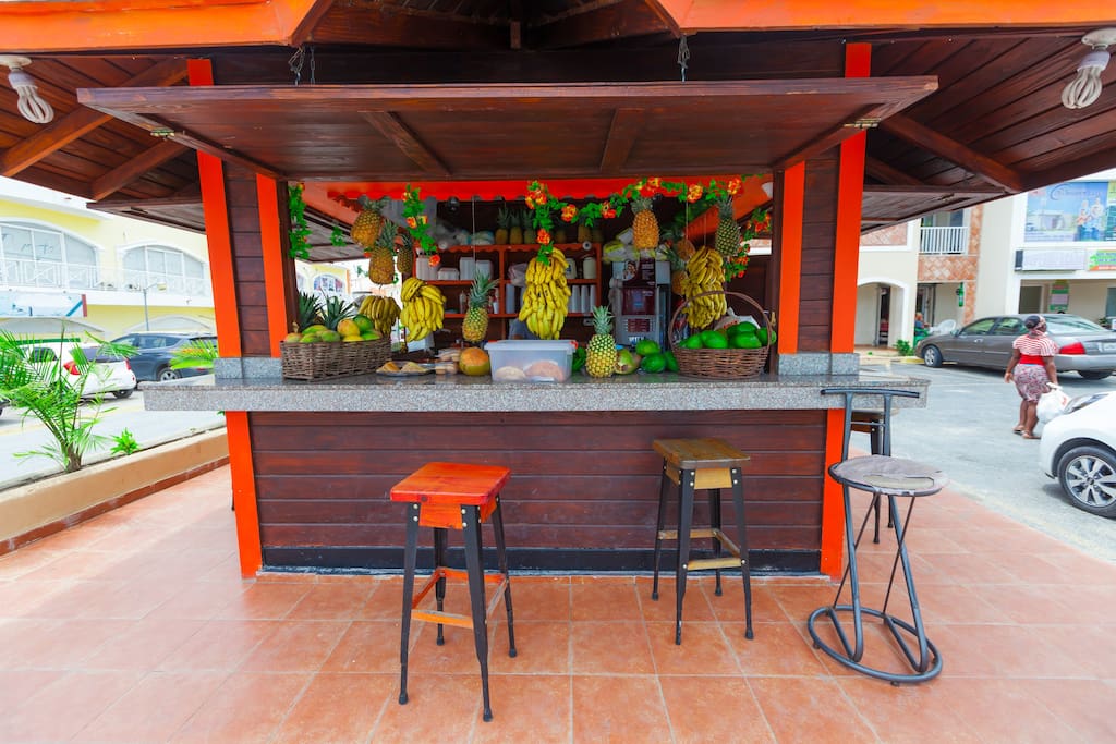 Fruit store. Amazing cocktails and always fresh fruits for you and your friends.